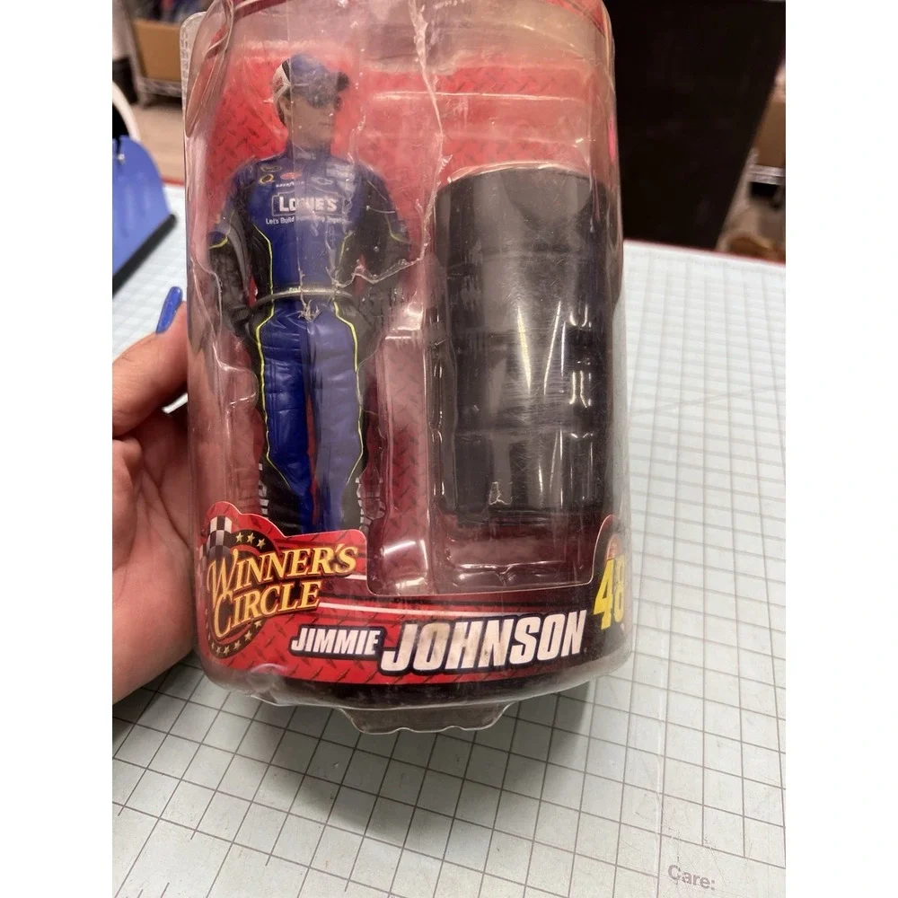 NASCAR Winner's Circle #48 Jimmie Johnson Action Figure Lowe's W/Tires New‎